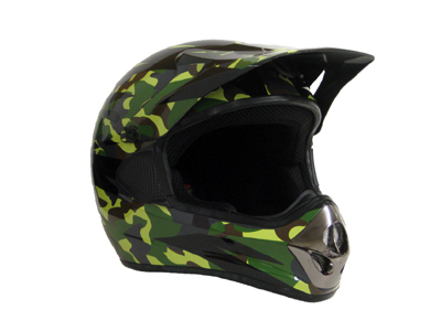 Green Camo ATV Helmet A815
